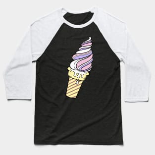 Cone Ice Cream Baseball T-Shirt